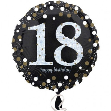 А 18" HB Sparkling Birthday 18 gold S55