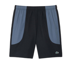 Мужские теннисные шорты Lacoste Water Repellent Colour Block Sport - black/grey