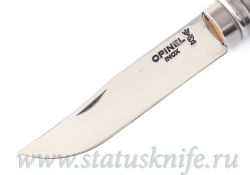 Нож авторский Opinel 08 Mirror Brown полированный клинокфотография - 2