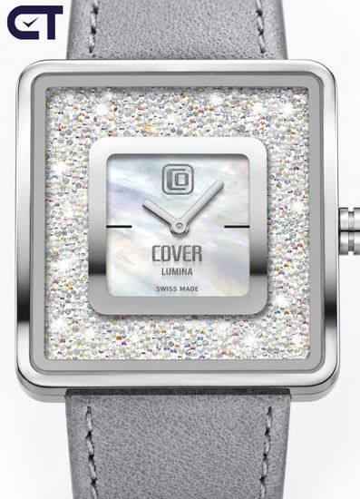 Женские часы Cover CO166.ST2LLA/SW, перламутровый циферблат с кристаллами Swarovski
