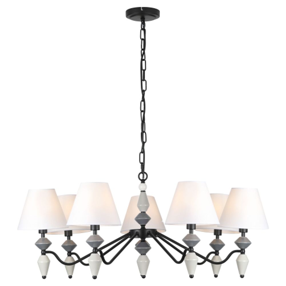 Люстра Rivoli Alisia 2096-307 7 х Е14 40 Вт классика | Rivoli