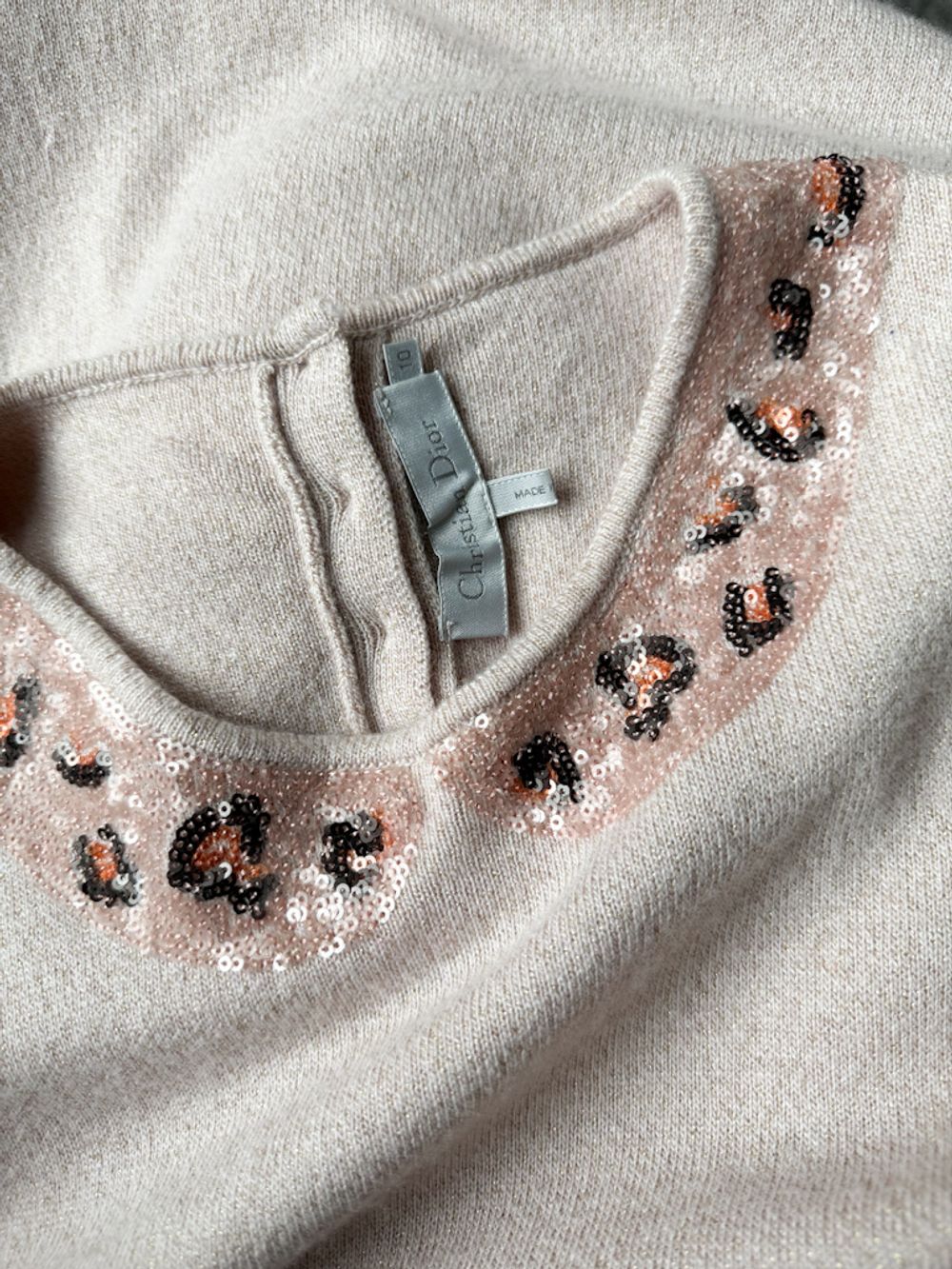 Платье с шерстью Christian Dior, 140