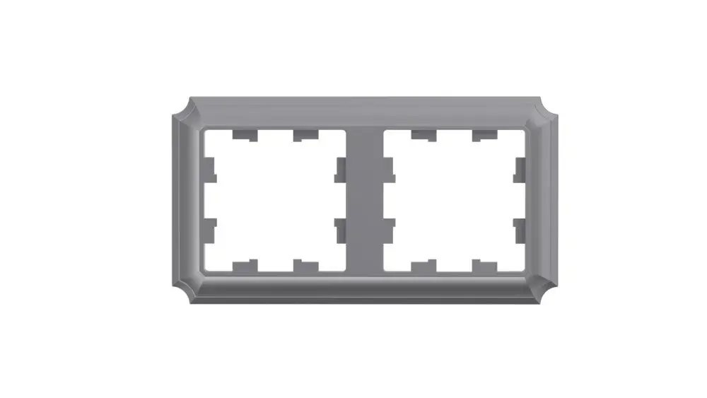 ATLASDESIGN ANTIQUE 2-постовая РАМКА, универсальная, СТАЛЬ