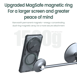 Чехол тонированный с MagSafe от Nillkin с металлической откидной крышкой на Xiaomi 15 Ultra, серия Iceblade Prop Magnetic Case