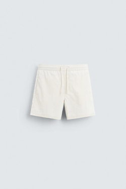 ZARA БАЗОВЫЕ ПЛАВКИ СРЕДНЕЙ ДЛИНЫ, ЭКРЮ