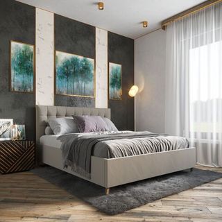 Двуспальная кровать с настилом Прайм, 120х200