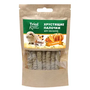 Лакомство хрустящие палочки Тriol Standard для грызунов с тыквой, 30г