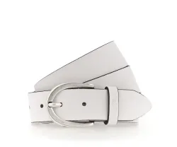 Ремень взрослый MUSTANG Leather belt in 35 mm with buckle in polished silver(Leather in a light pull-up