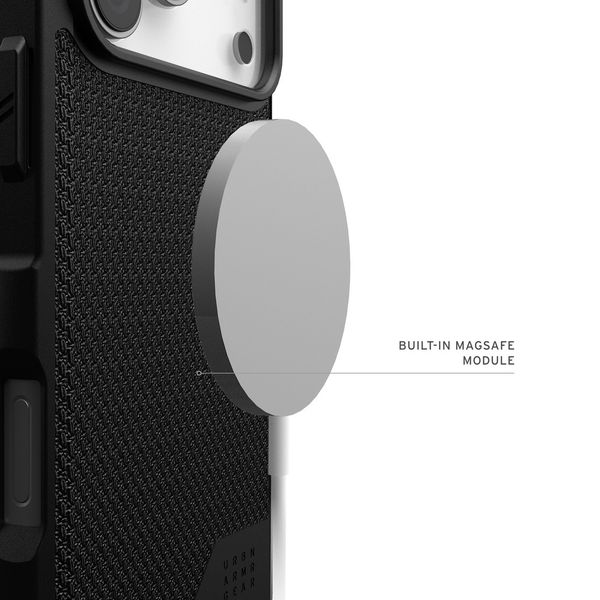 Чехол Uag Metropolis LT Case для iPhone 17 Pro Max, Черный | Kevlar Black