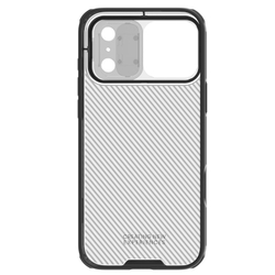 Чехол серого цвета (Transparent black) на iPhone 17 Pro Max, серия CamShield Pro (обновленная двойная защитная шторка для камеры) от Nillkin
