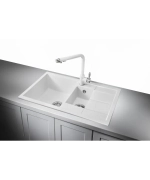 Кухонная мойка Kuppersberg MODENA 60 NL 1,5B1D WHITE фото 2