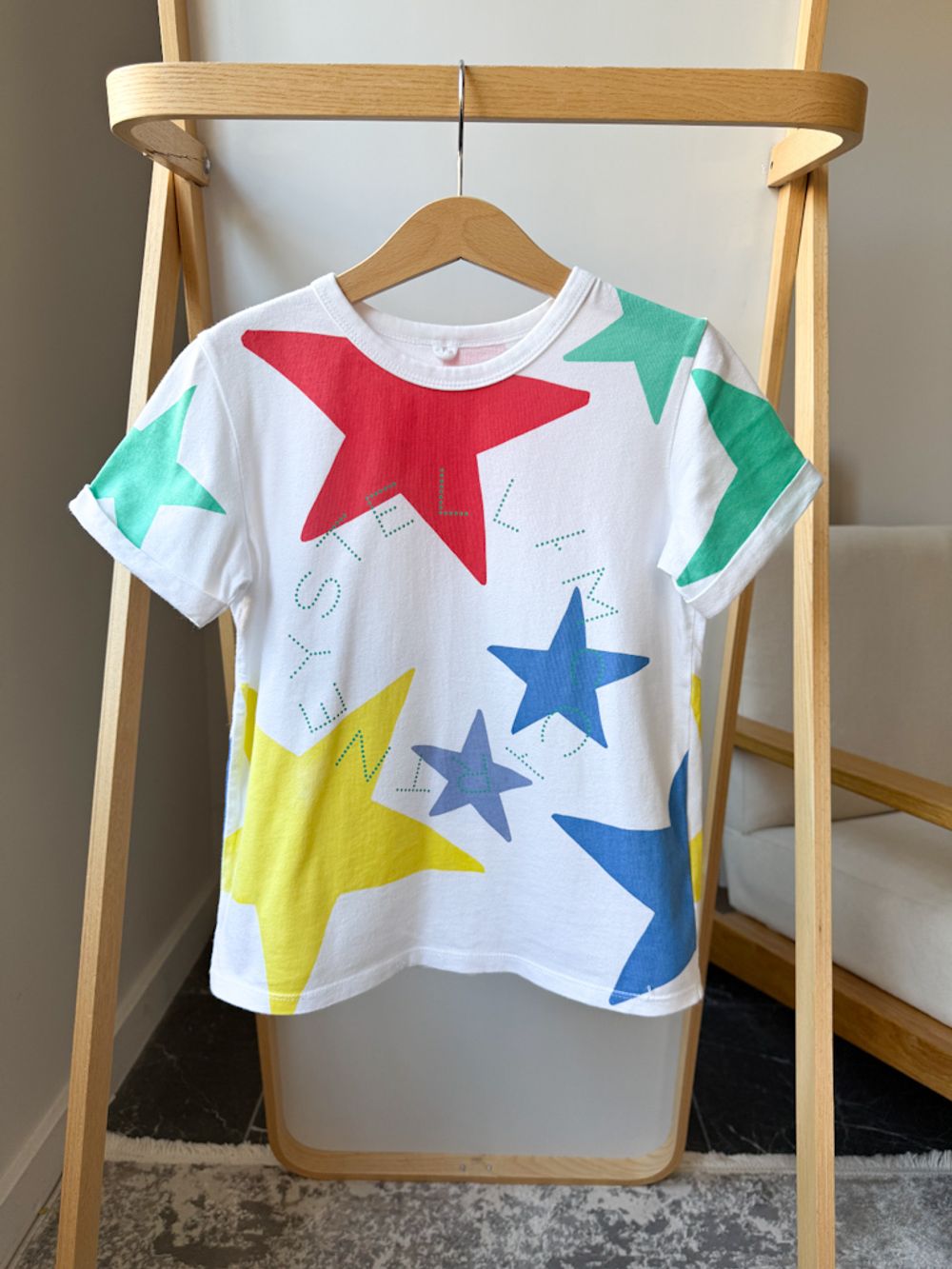 Хлопковая футболка Stella McCartney, 128