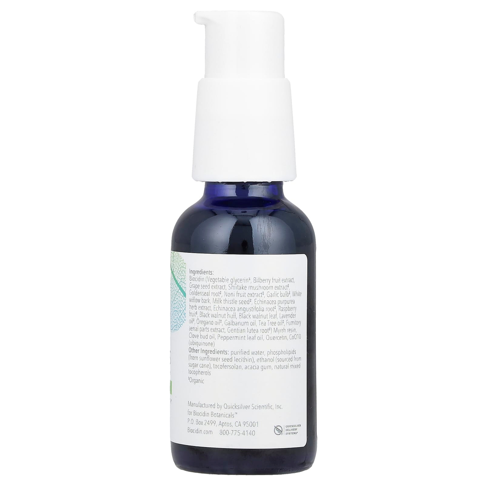 Biocidin Botanicals, Dentalcidin® LS, натуральный мятный вкус, 30 мл (1 жидк. унция)