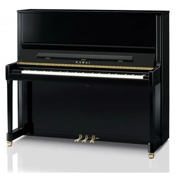 KAWAI K-600AS M/PEP - пианино, 134х153х65, банкетка (600), цвет черный полированный, механизм Millen