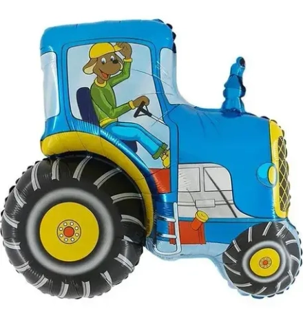 Фольга Трактор синий. Г127