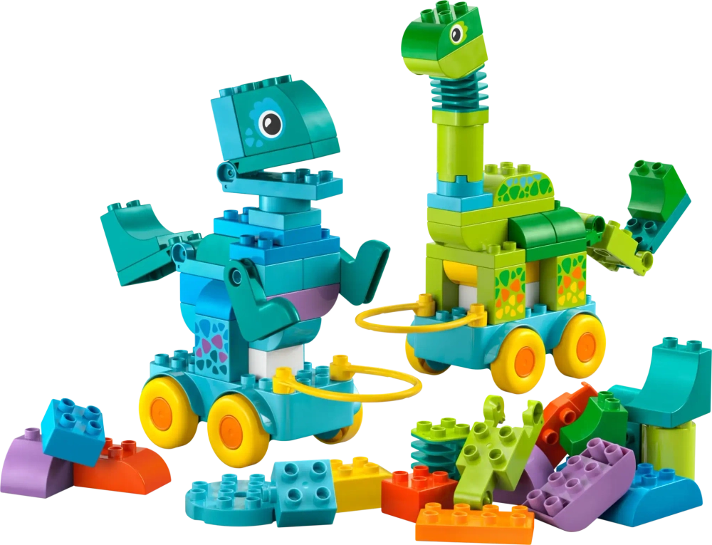 Конструктор LEGO Duplo 10451 Динозавры на колесах 3в1