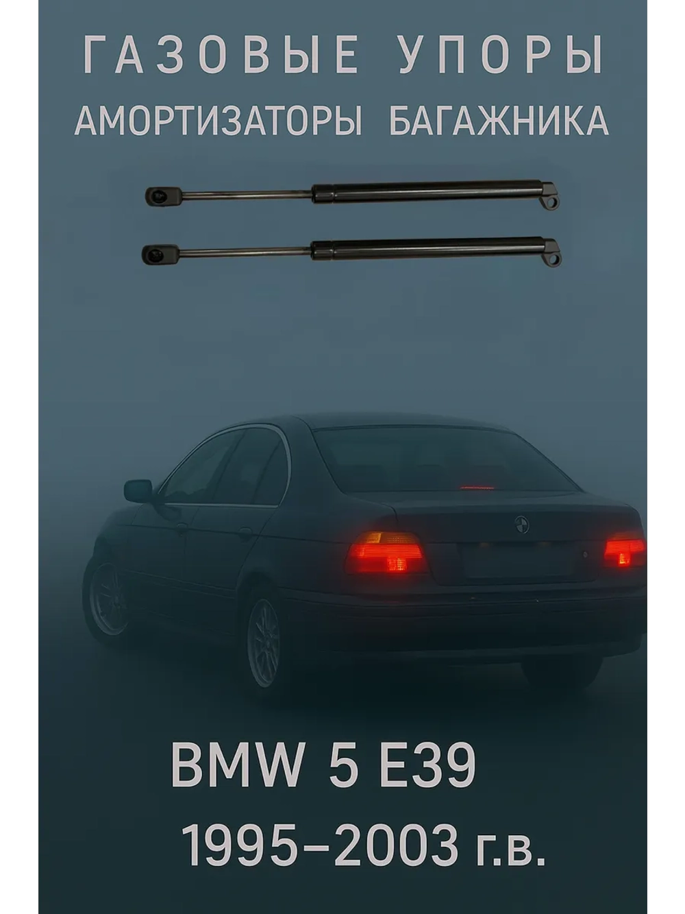 Газовые амортизаторы для багажника BMW 5 E39 1995-2003 гг