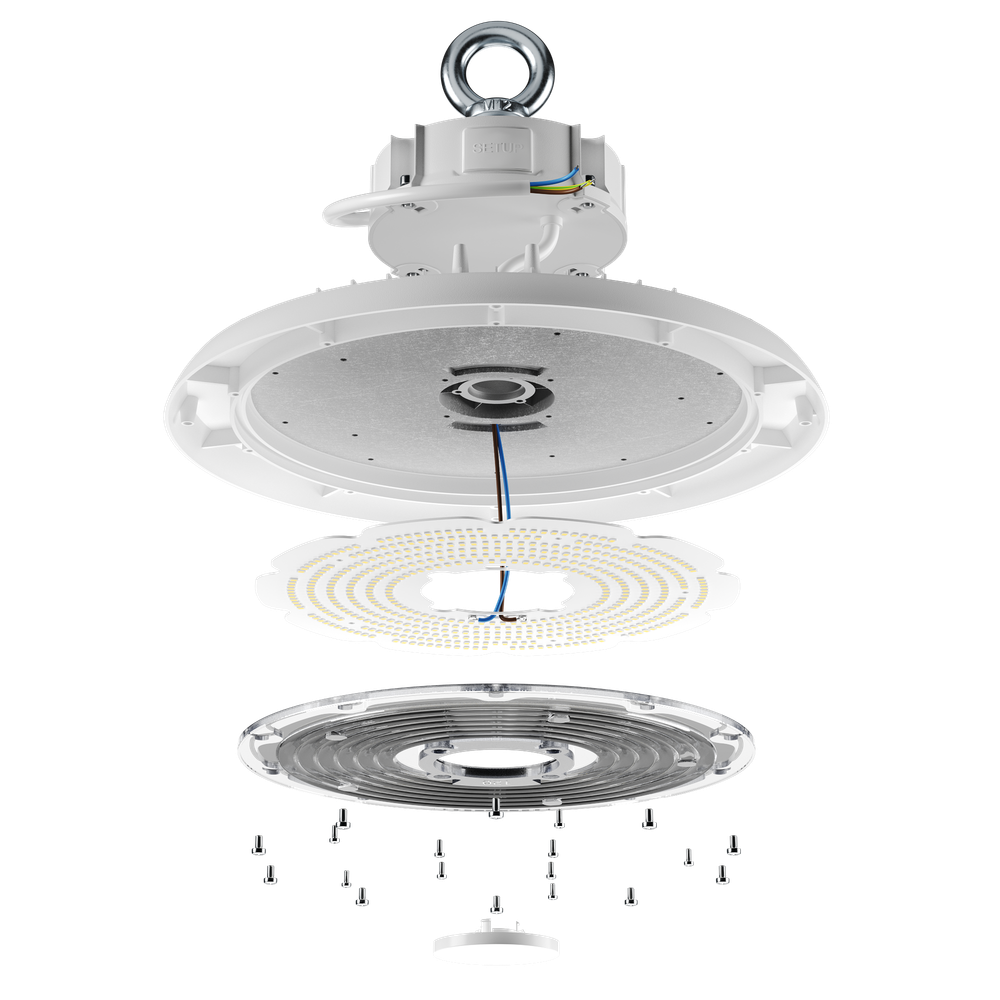 Светильник LED ДСП Geniled Kolokol 150Вт 5000К 75Ra Линза 120°