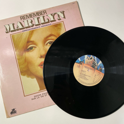 Винтажная виниловая пластинка LP Marilyn Monroe, Мэрилин Монро, Remember Marilyn (Франция 1972)