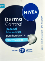 Антиперспирант стик NIVEA Derma Control, Defend, защита 72 часа, с провитамином В5 и гиалуроновой кислотой, 50 мл