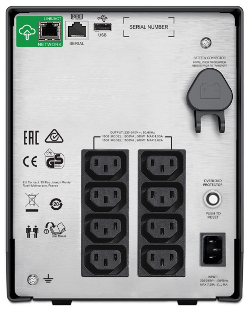 Источник бесперебойного питания APC SMC1000IC