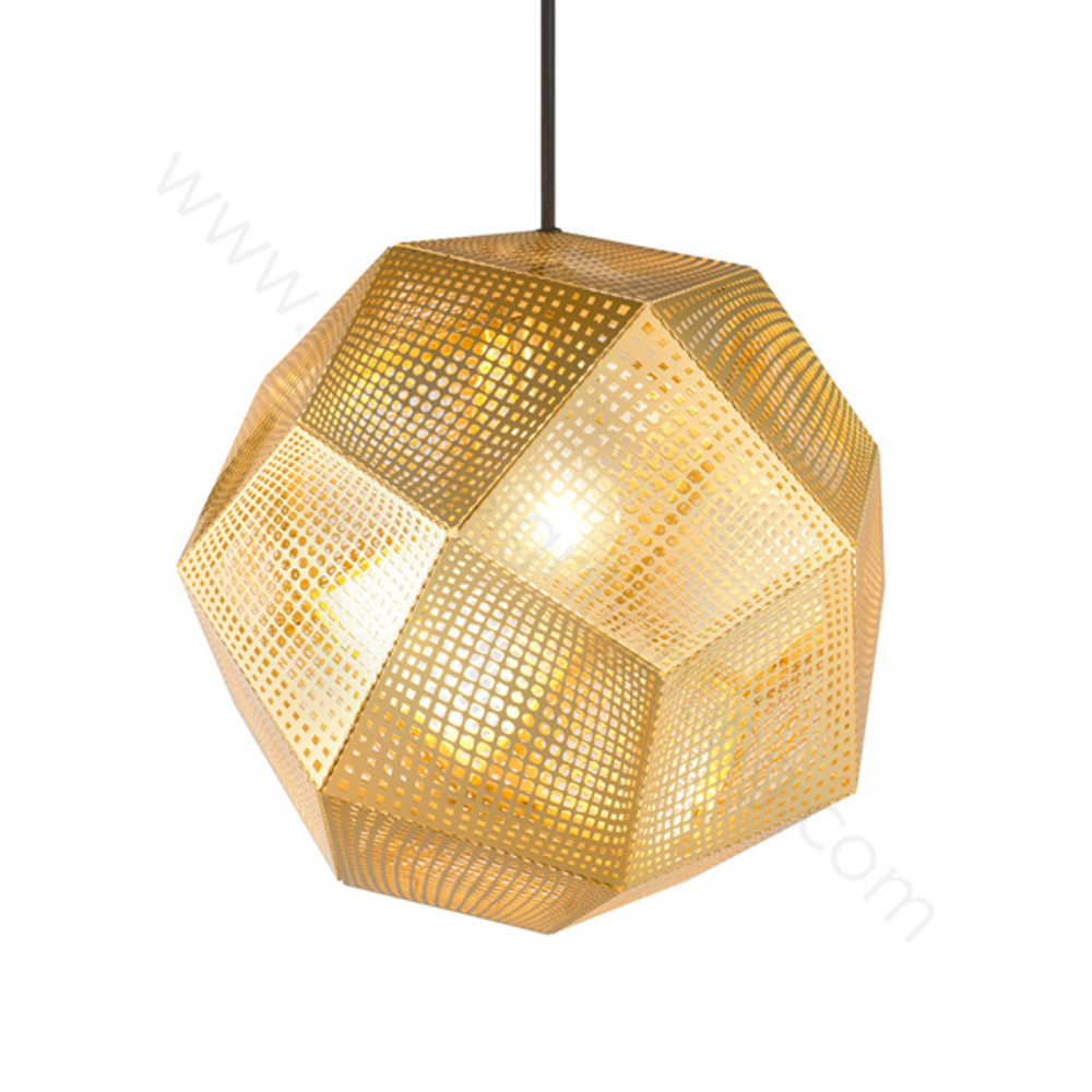 Pendant design lamp  Etch by Tom Dixon (Gold)