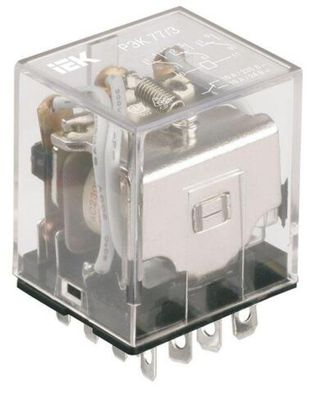 Реле РЭК 77-3 10А 220В AC IEK RRP10-3-10-220A