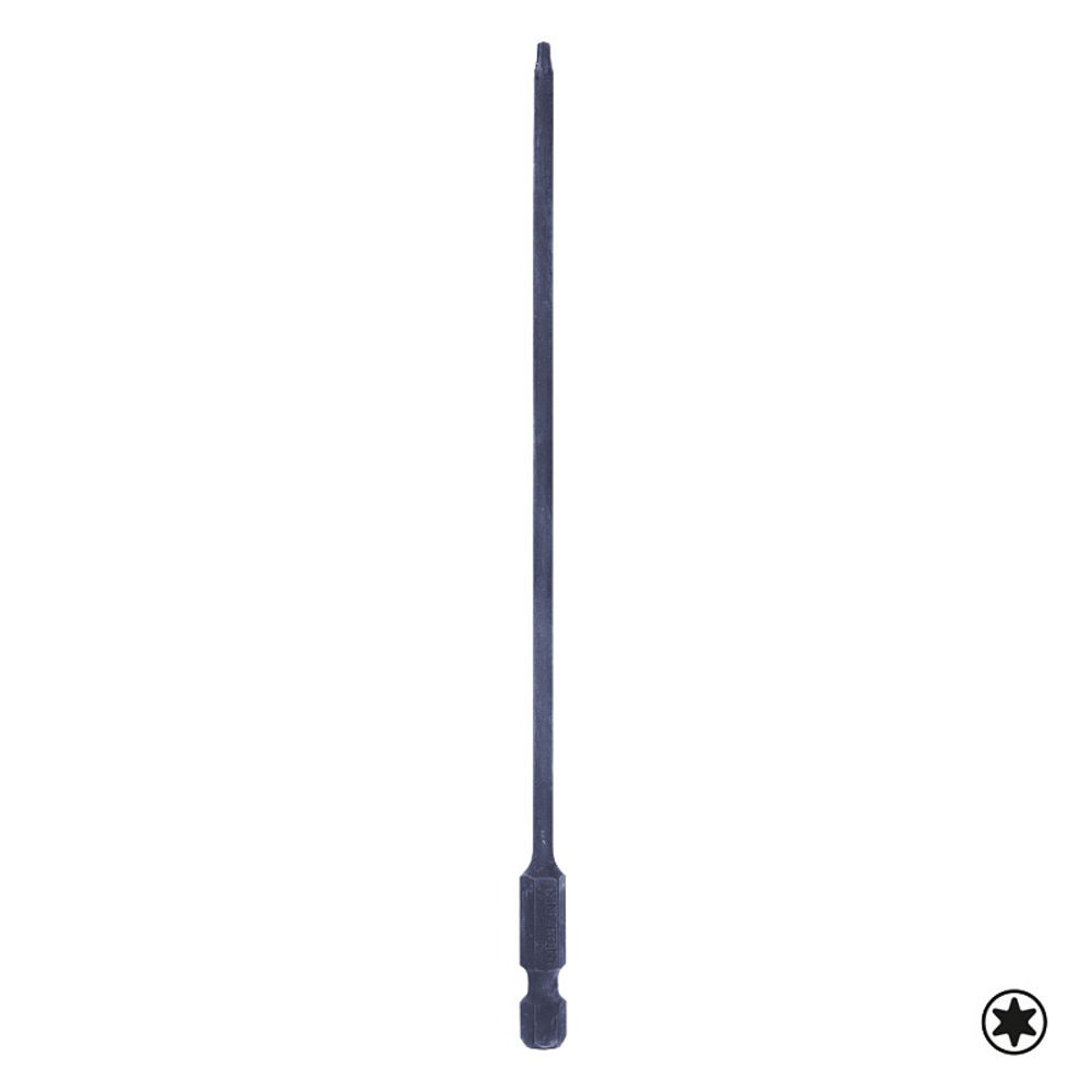 KING TONY (711507T) Вставка (бита) торцевая 1/4", L = 150 мм, TORX, T7, для шуруповерта