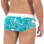 Бирюзовые трусы-брифы с принтом Dynamic Classic Brief (Размер: L) (Цвет: бирюзовый)