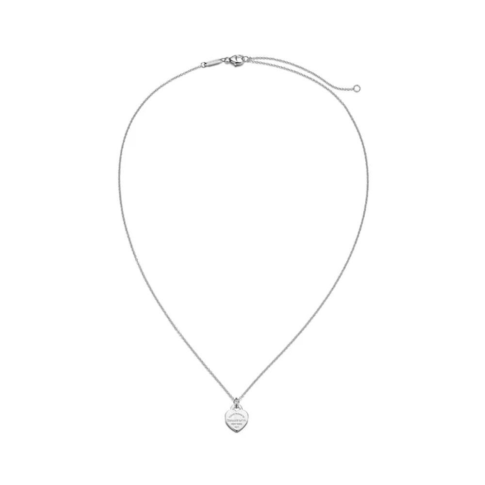 Подвеска из серебра 925 с бриллиантом, Tiffany 💠 Love Return T&Co.