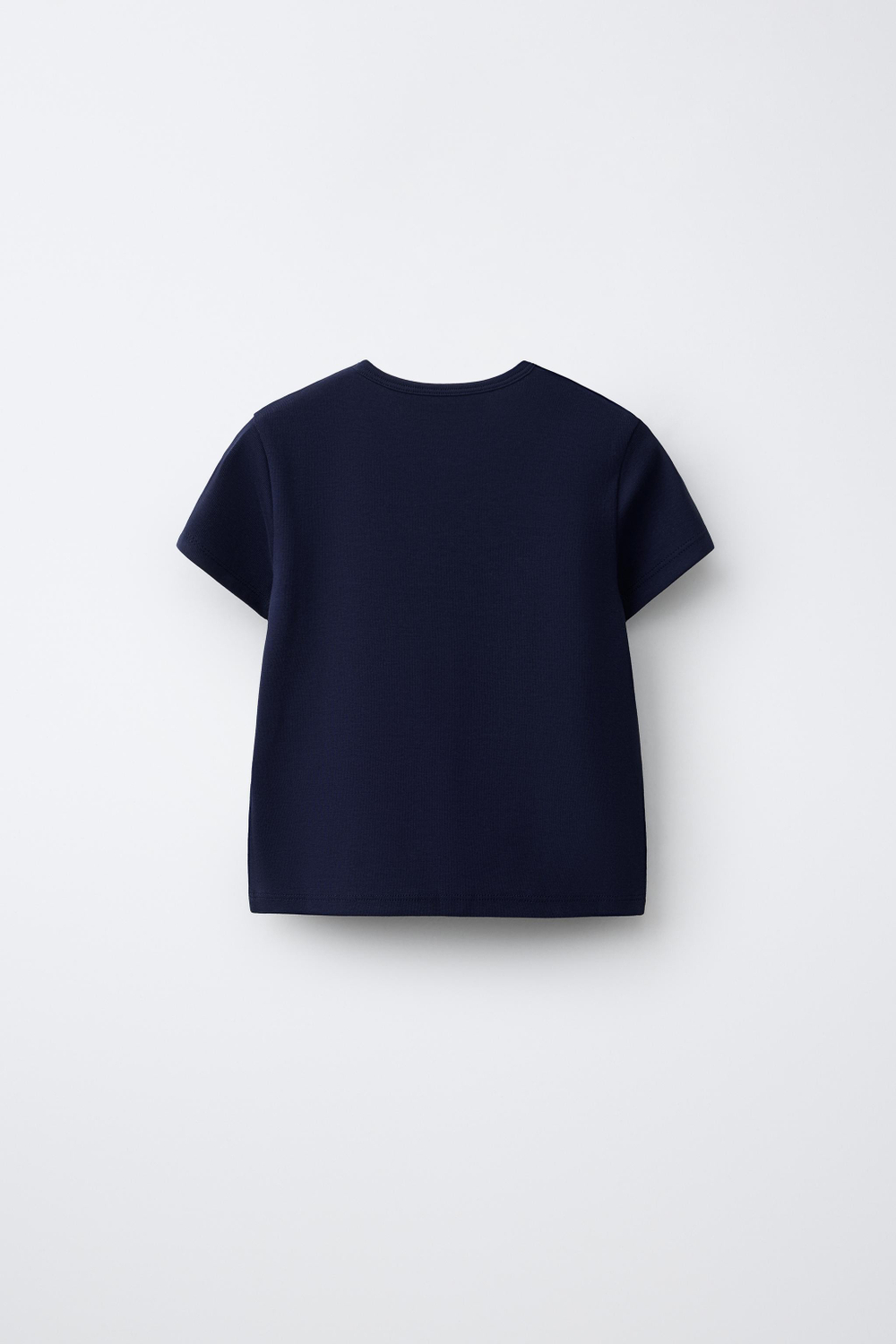 ZARA ФУТБОЛКА С ПРИНТОМ, СИНИЙ