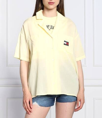 рубашка Tommy Jeans - желтый(DW0DW14182)