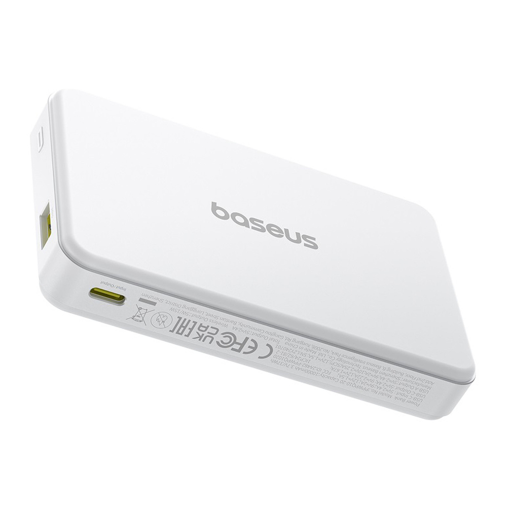 Внешний аккумулятор + Беспроводная зарядка Baseus Airpow II Qi2+C+U 10000mAh 22.5W (MagSafe)