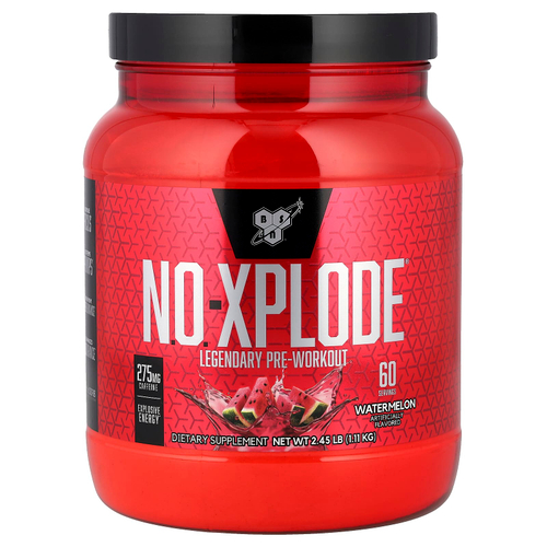 BSN, NO-XPLODE®, Legendary Pre-Workout, предтренировочный комплекс, со вкусом арбуза, 1,11 кг (2,45 фунта)