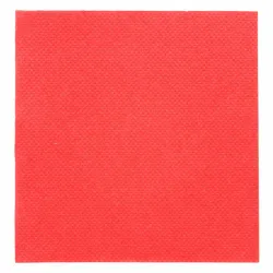 Салфетка двухслойная Double Point, красный, 20*20 см, 100 шт, бумага, Garcia de Pou