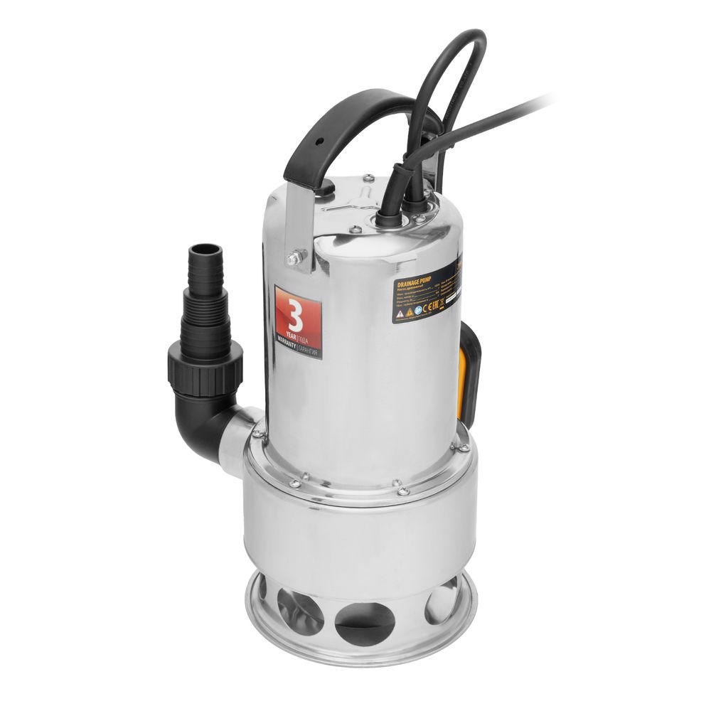 Насос дренажный DPL800X, 800 Вт, подъем 7 м, 16500 л/ч Denzel