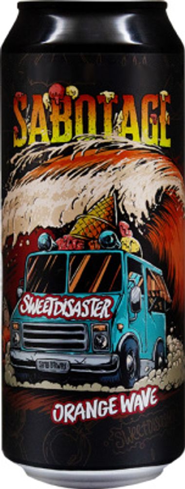 Пиво Саботаж Свит Дизастер Орандж Вейв / Sabotage Sweet Disaster Orange Wave 0.5 - банка