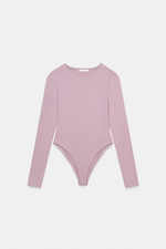БОДИ С ДЛИННЫМИ РУКАВАМИ ИЗ ПОЛИАМИДА - ZARA