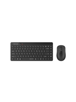 Комплект клавиатура+мышь беспров. A4TECH Fstyler  FG2200 Air2 black (USB, slim) (FG2200 AIR2 BLACK)
