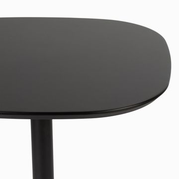 Обеденный стол Square 70х70 черный металл 