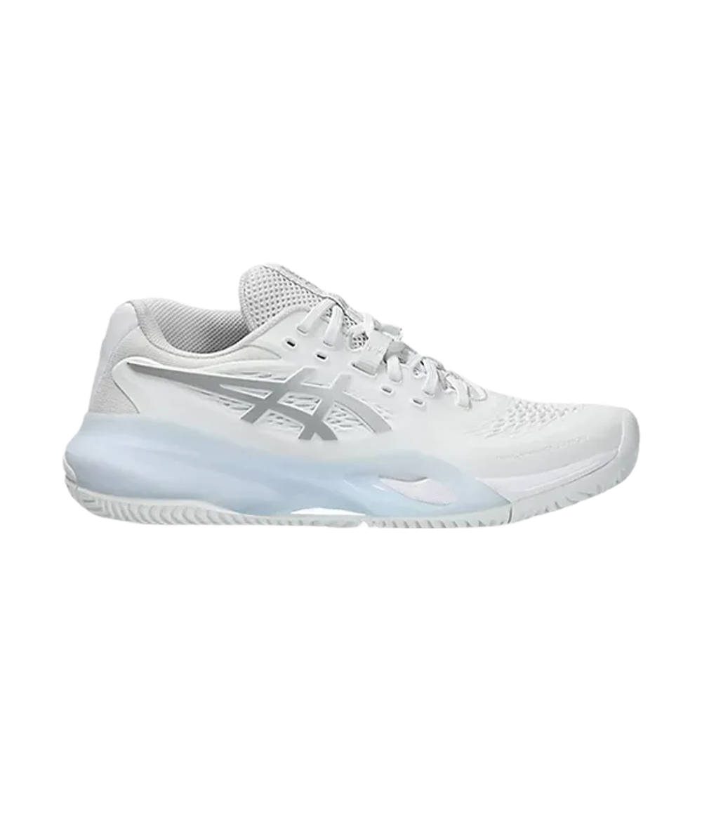 Asics Gel-Resolution X Clay Белый-Чистое серебро Женские кроссовки 2025