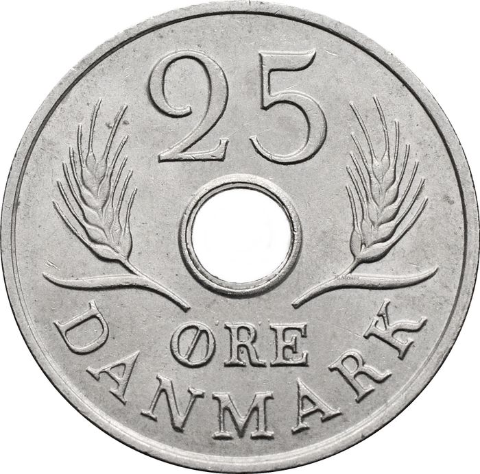 25 эре 1966-1972 Дания