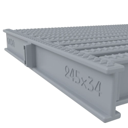 Угловой сегмент ACON 195x34мм, цвет белый, синий, голубой, серый, черный