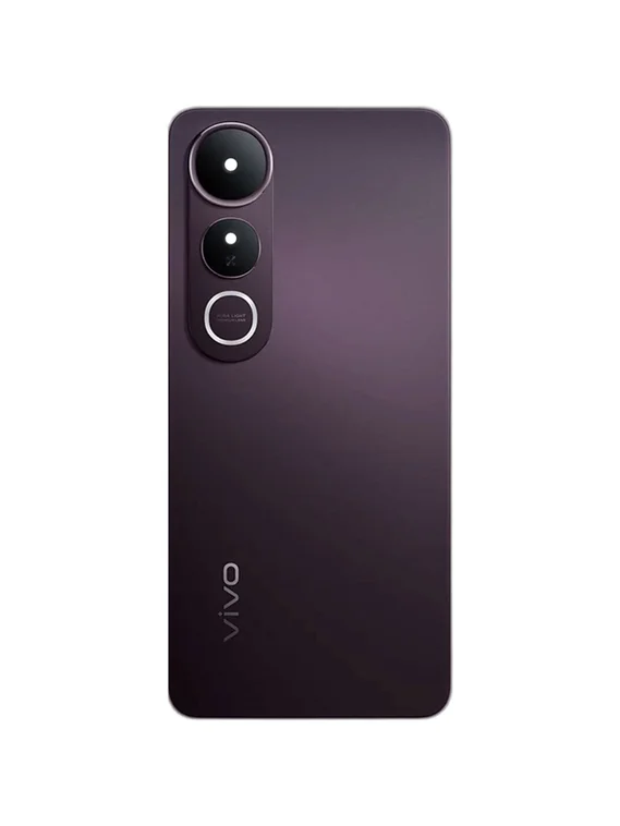 Задняя крышка для Vivo V50 Lite черная (Black) со стеклом камеры