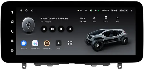 Магнитола для Mercedes-Benz C-класс (W204) 2007-2011 NTG 4.0 - Teyes LUX ONE монитор 12.3", Android 10, Быстрая, CarPlay, 4G SIM-слот