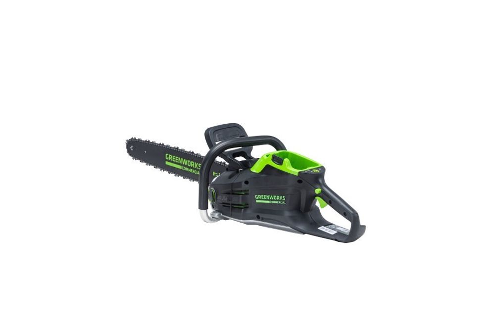 Цепная пила Greenworks GC82CS51k5, 82v, 51 см, в комплекте с АКБ 2х5 А·ч и двойное ЗУ (аккумуляторная)