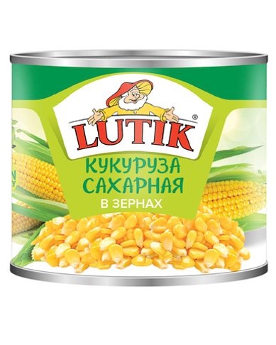 Кукуруза сахарная в зернах Lutik, 3100 мл