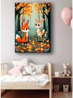 Картина Друзья, галерейная 30х40см 1шт.