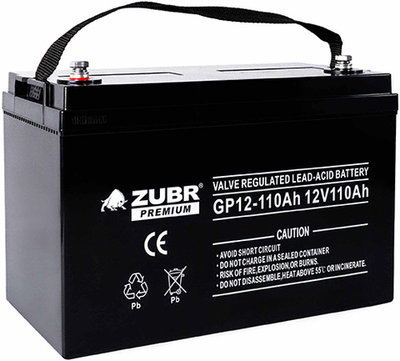 ZUBR GP12-110 12V110Ah, NPP