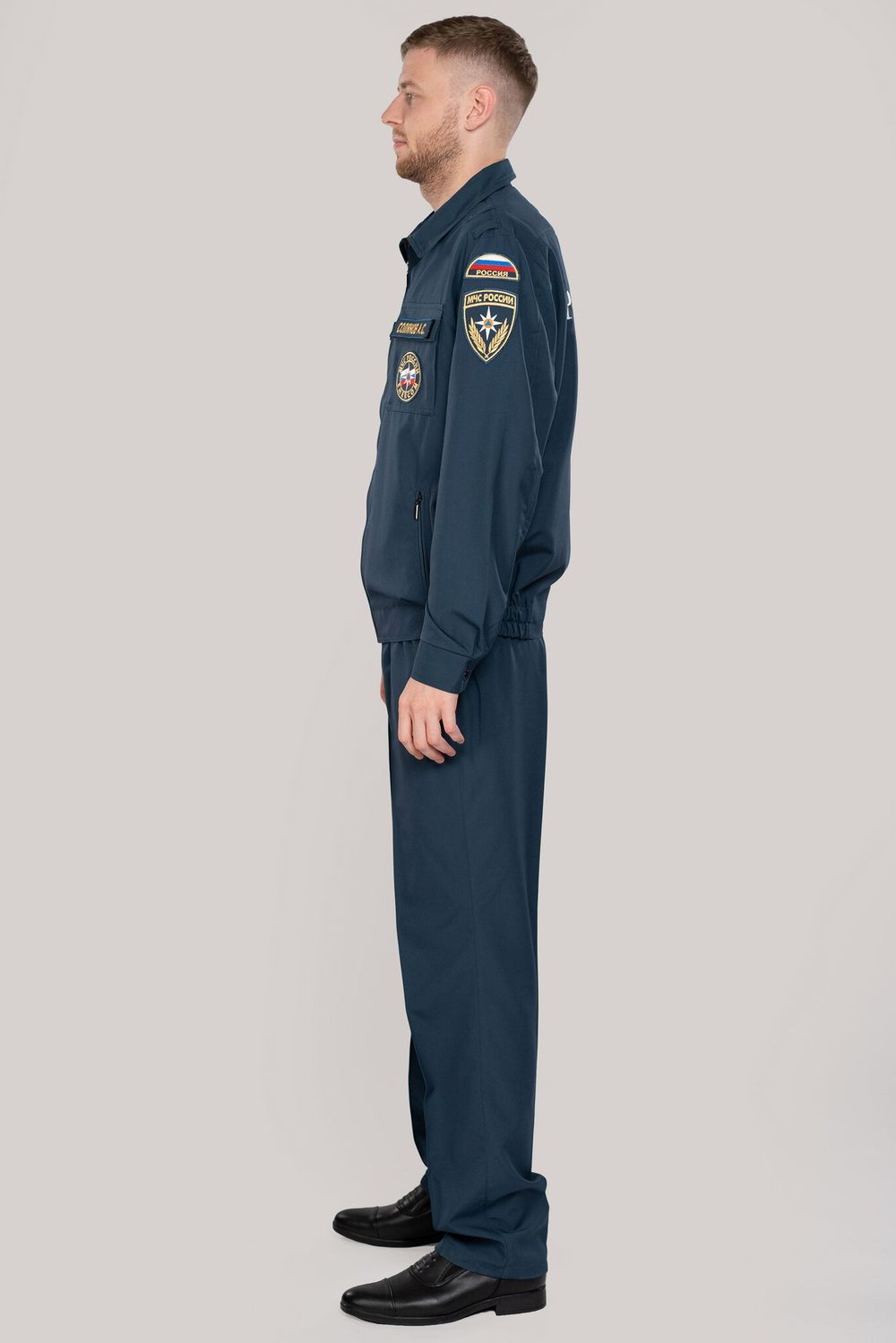 Костюм летний мужской МЧС (Патруль-240, серо-синий)